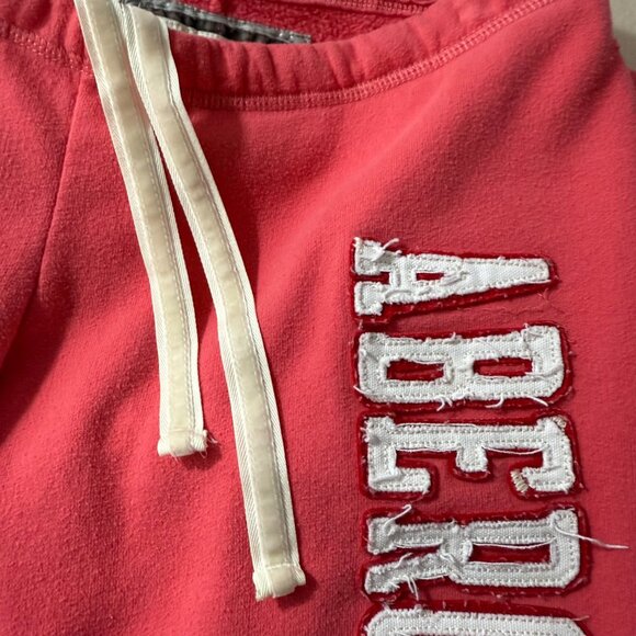 Abercrombie & Fitch Jogger Women's XS Y2K 90's Logo Drawstring Sweatpants Moose - Picture 6 of 12